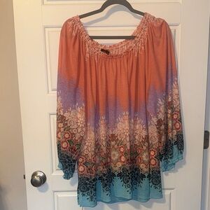Melissa Paige Multicolor Floral Blouse